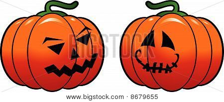 Halloween Kürbis Vektor