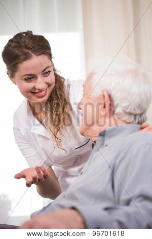 Young Nurse At Work