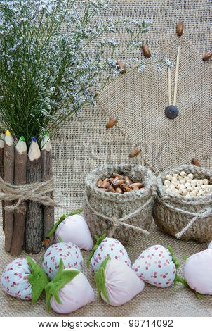 Monkey, Happy New Year 2016, Time, Clock, Handmade Fruit