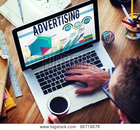 Advertising Marketing Promotion Publicity Concept