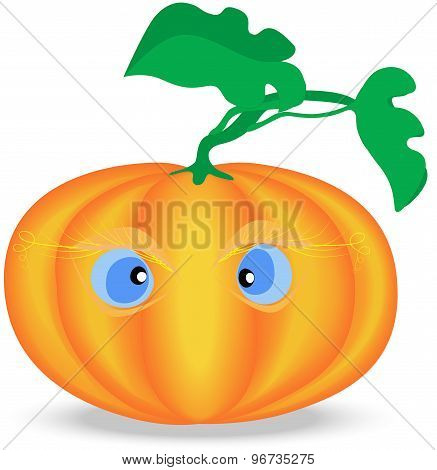 Single Animated Smiling Pumpkin