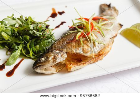 baked trout