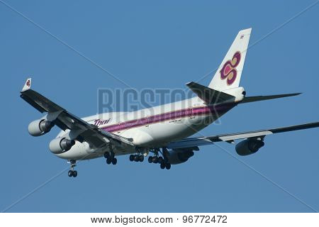 HS-TGX Boeing 747-400 of Thaiairway.