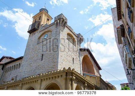 Saint Nicholas Church In Pamplona