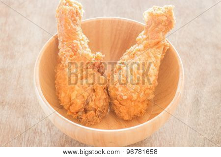 Fast Food With Fried Chicken In A Bowl