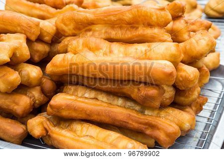 Fried bread stick or popularly known as You Tiao, a popular Chinese cuisine