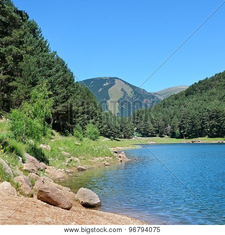 Mountain Lake In The Pyrenees (andorra)