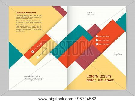 Abstract Colored Brochure