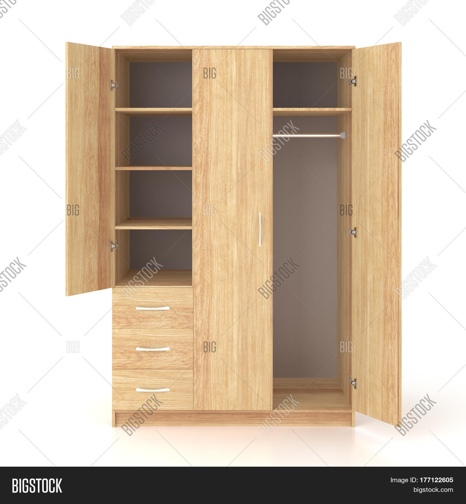 Wardrobe Open Doors Image & Photo (Free Trial) Bigstock