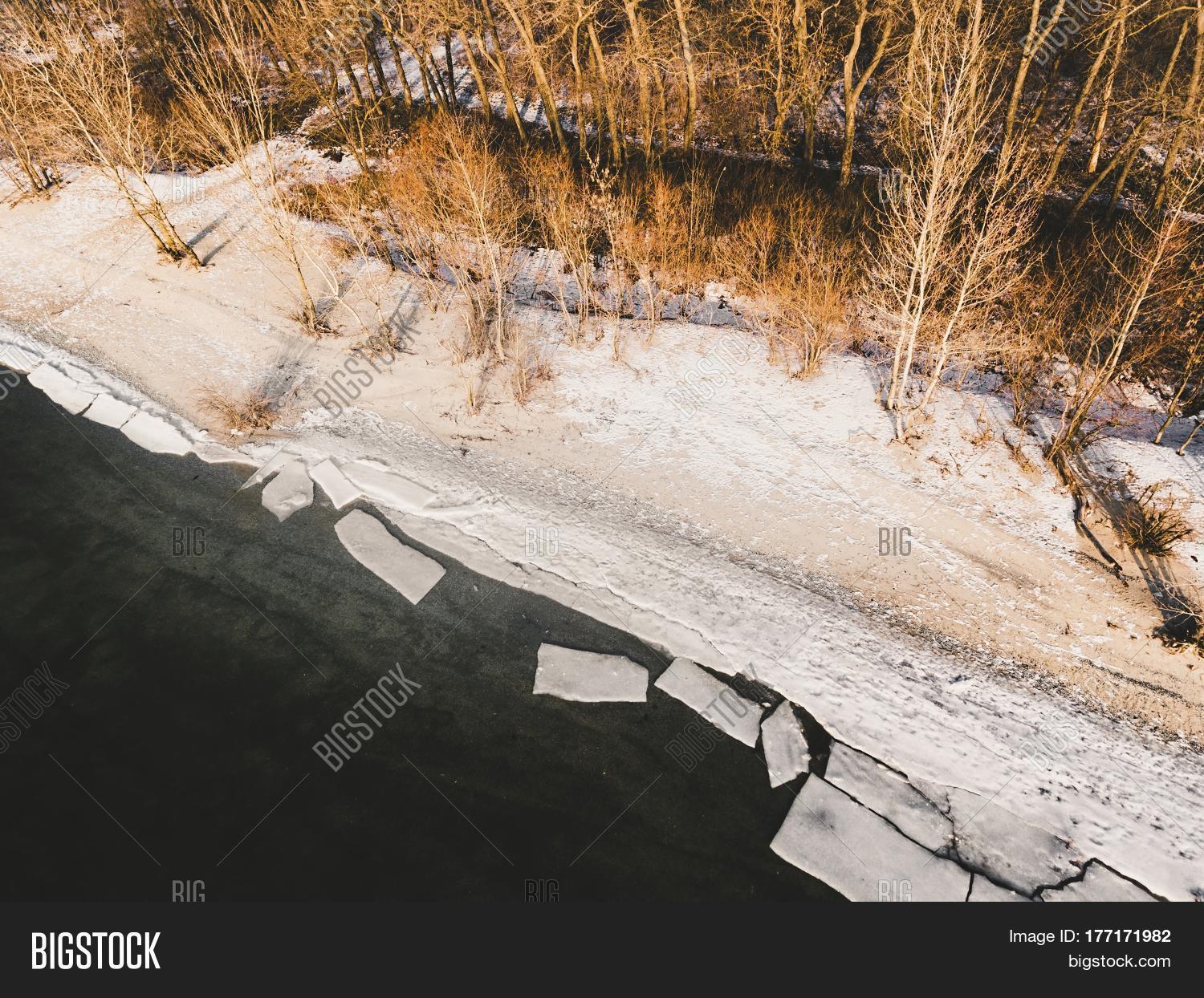 Ice Floating On River Image & Photo (Free Trial) Bigstock