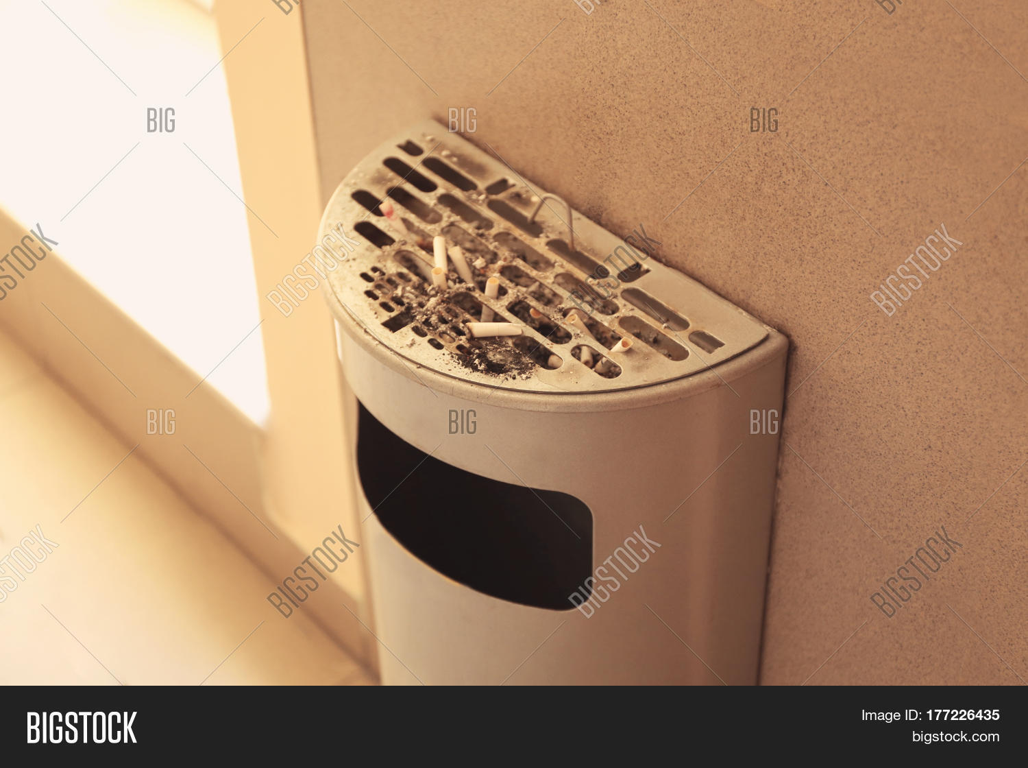 Trash Bin Cigarettes Image & Photo (Free Trial) Bigstock