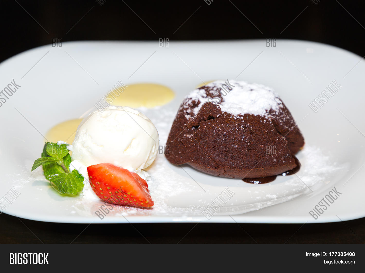 Warm Chocolate Fondant Image & Photo (Free Trial) Bigstock