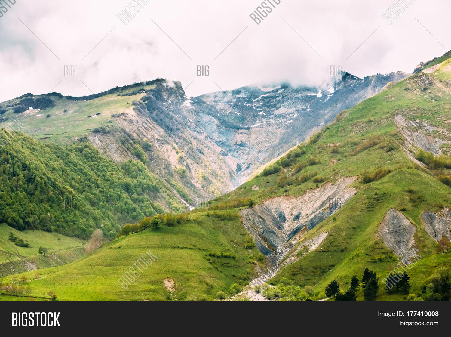 Green Spring Mountains Image Photo Free Trial Bigstock