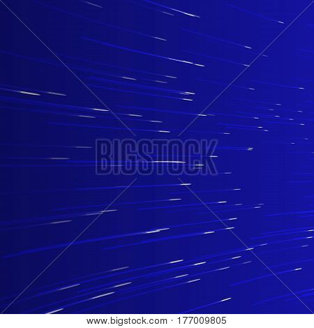 Blue technology background with lines representing speed.