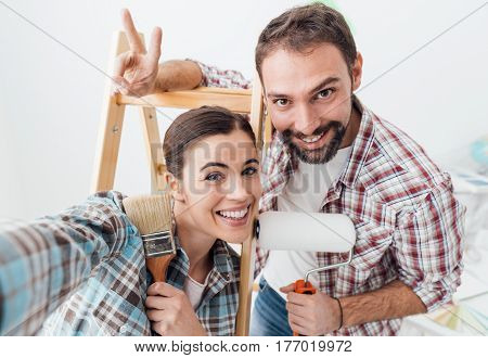 Creative Couple Renovating Their House
