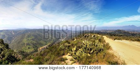 Hiking Trail At The Top Of The World In Laguna Beach