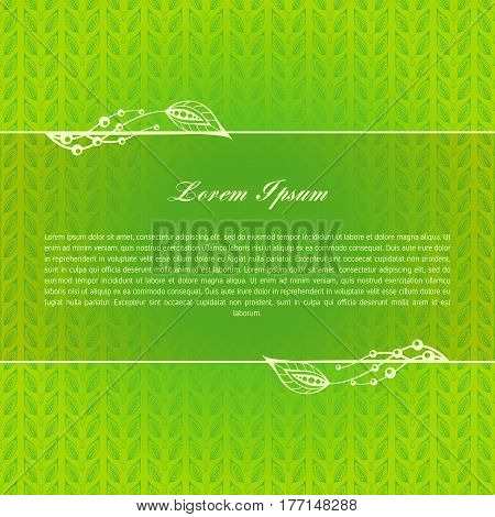Green calligraphic decorative elements. Graphic elements mimic leaves. Retro style design Collection invitations, banners, posters, banners, icons and logos.
