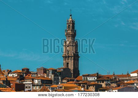 Clerigos tower, Porto, Portugal.