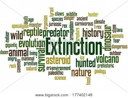 Extinction, Word Cloud Concept 5