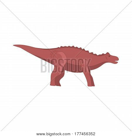 Dinosaur cartoon cute funny monster. Cartoon dinosaurs character animal. Comic dinosaurs kids for game app. Vector illustration ui sign