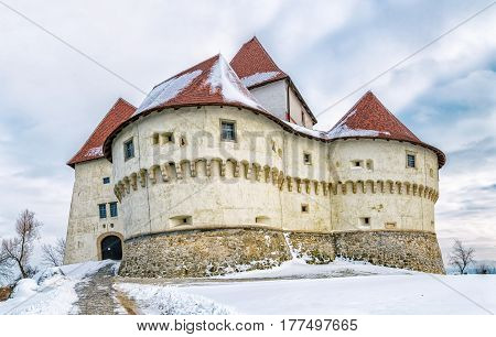 The old castle Veliki Tabor in Croatia, a Croatia's northwestern fortification system.