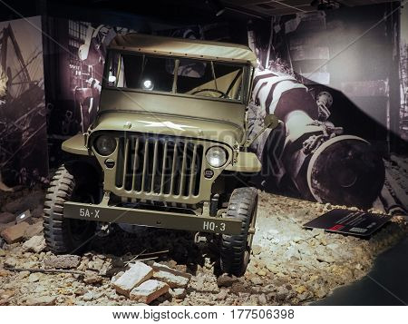 Ancient Cars At Car Museum In Turin