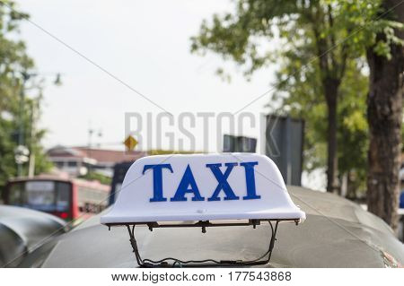 Taxi In Traffic