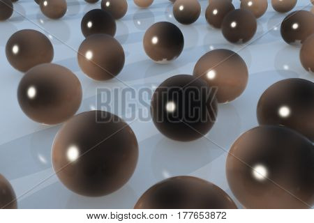 Ball Dirty Skin Color For Skin Care Concept