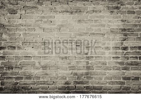 Photo of Background of old vintage brick wall