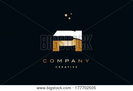Pg P G  White Yellow Gold Golden Luxury Alphabet Letter Logo Icon Template