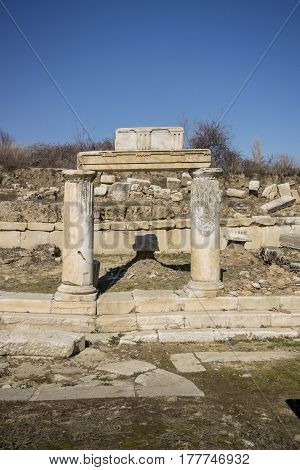 Excavations in Lagina Ancient City Yatagan Mugla Turkey