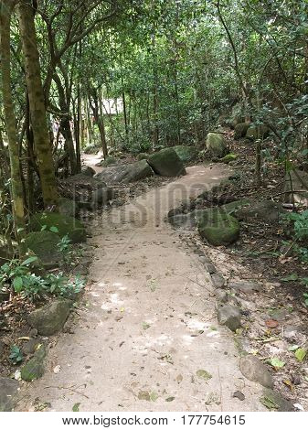 nature walkway in Khao Chamao , Rayong , Thailand