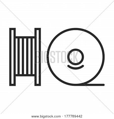 Fishing Line Vector Icon