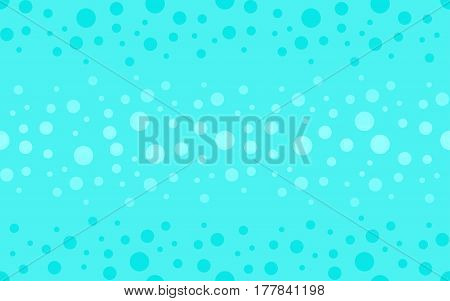 Seamless abstract background. Geometric vector blue bubble skin flake pattern. Vector illustration