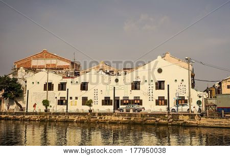 Street In Malacca (melaka), Malaysia