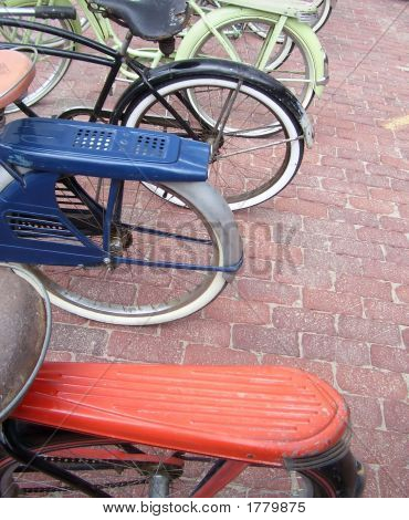 Gamle cykel hjul