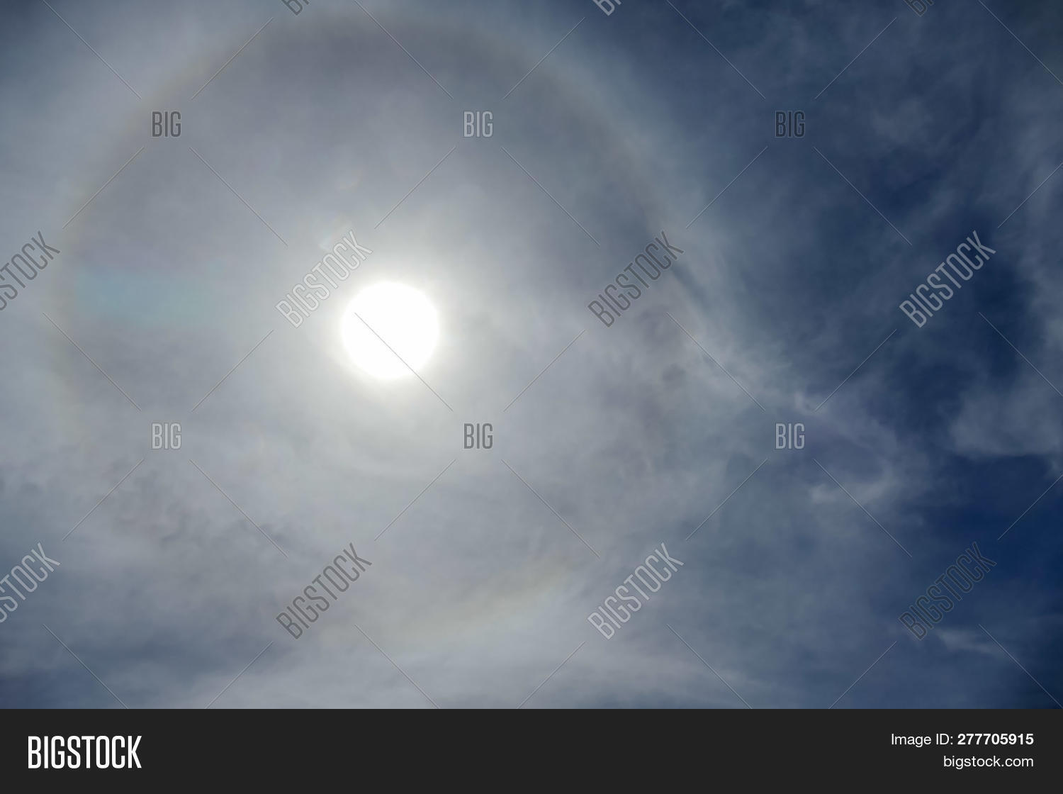 Sun Circular Rainbow Image Photo Free Trial Bigstock