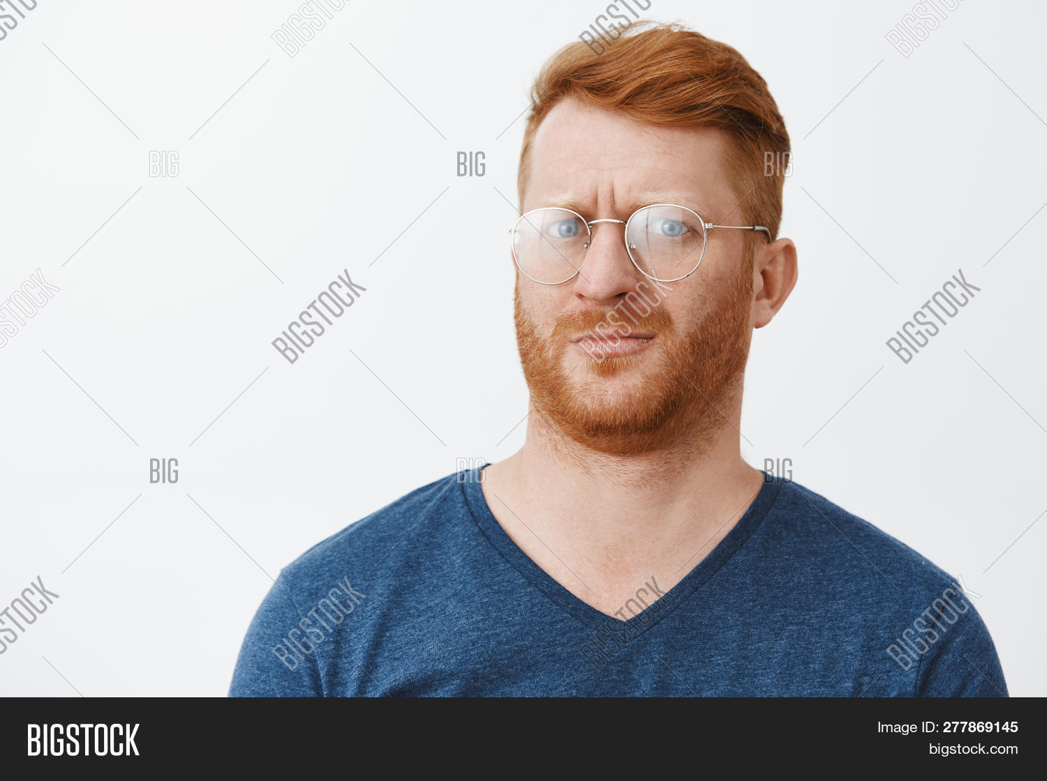 Headshot Confused Image Photo Free Trial Bigstock