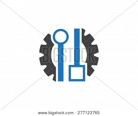Circuit  Tecno Icon Logo Design Vector Template