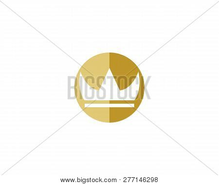 Crown Logo Template Vector Illustration
