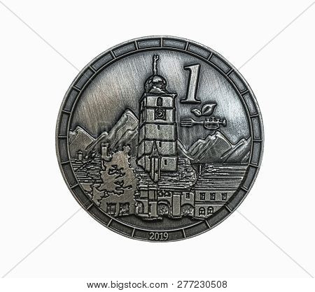 Sibiu, Romania - November 19, 2018. The Local Currency Used For The Transactions During The Sibiu Eu