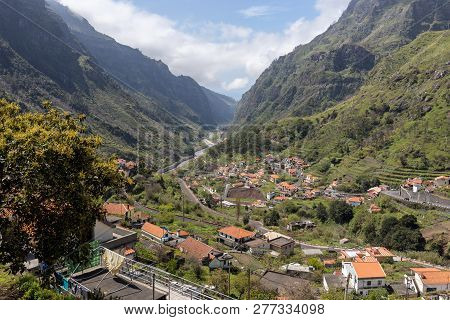 View The Pass Boca Da Encumeada On Madeira Island. Portugal