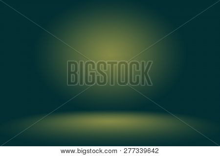 Abstract Blur Empty Green Gradient Studio Well Use As Background, Website Template, Frame, Business 