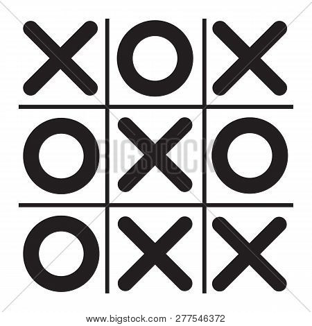Crosses And Zeros Funny Game Schematic Image