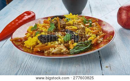 Murg Mewa Pulao