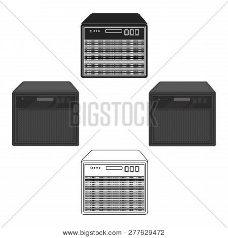 Guitar Amplifier Icon In Cartoon Style Isolated On White Background. Musical Instruments Symbol Stoc