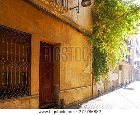 Granada Realejo downtown district in Spain at Andalusia
