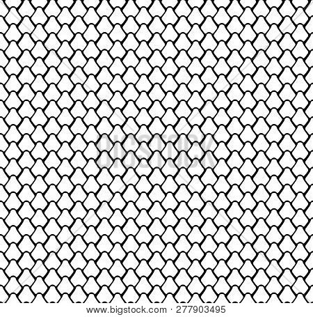 Abstract Vector Seamless Pattern. Inspired By Chinese And Japanese  