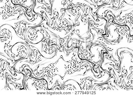 Abstract Texture. Creative Background. Vector Illustration. Black