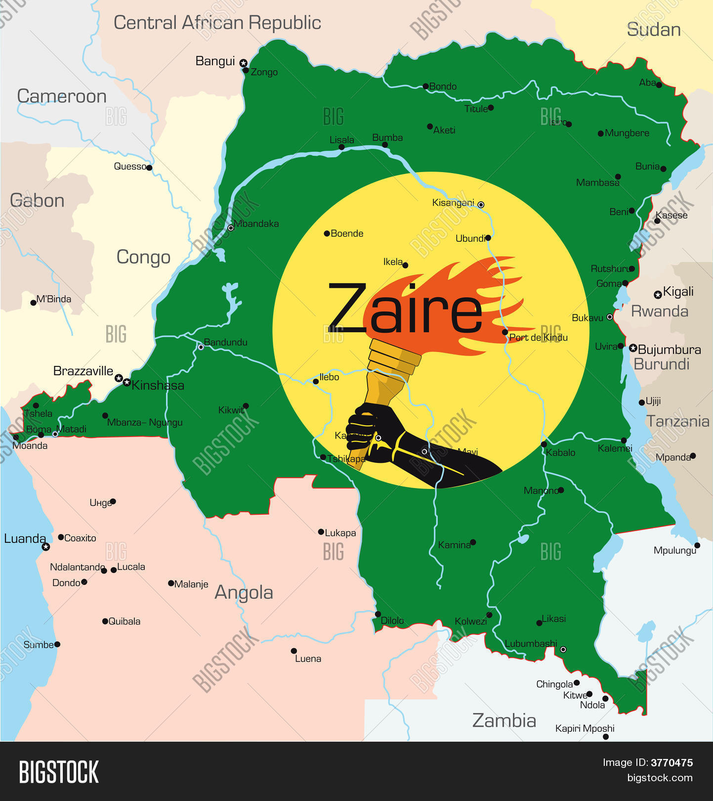 Zaire Vector & Photo (Free Trial) | Bigstock